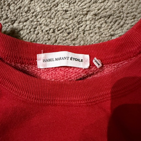 Isabel Marant Red Revolution Crewneck Sweatshirt - Picture 4 of 5